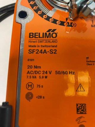 : Actuador Belimo SF24A-S2 20 Nm 24V