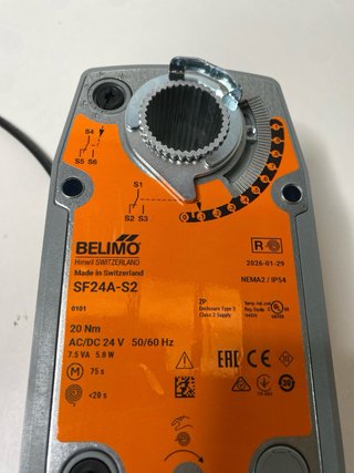 : Actuador Belimo SF24A-S2 20 Nm 24V