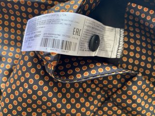 Pantalón ancho Mango satinado estampado