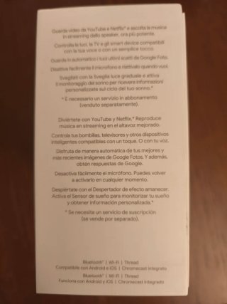 Google Nest Hub 2ª Gen Pantalla 7