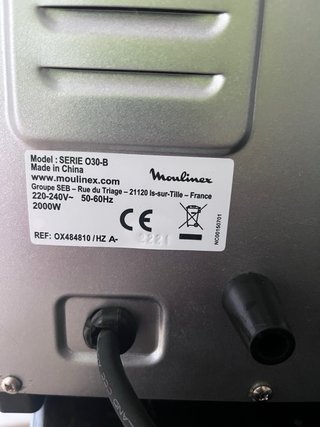 Horno Eléctrico Moulinex 39L