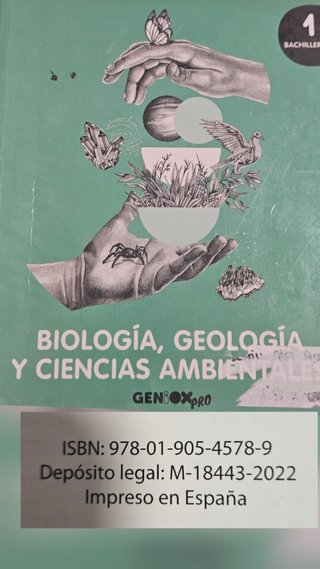 Biología, Geología y CC. Ambientales 1º Bachill...
