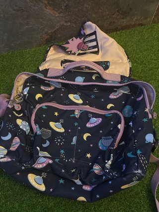 Mochila Kipling Espacial Multicolor