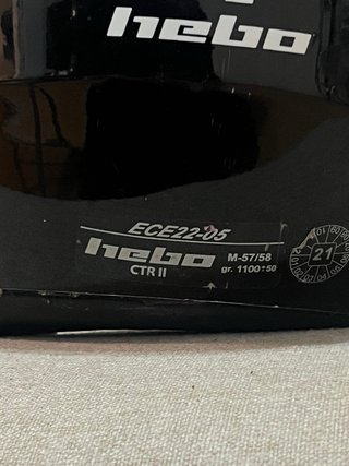 Casco Jet Hebo Blanco con Visera
