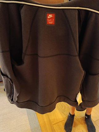 Sudadera Nike cremallera gris XL talla niño  165