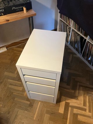 Cajonera IKEA blanca 4 cajones