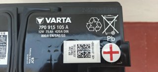 Batería Coche 75Ah