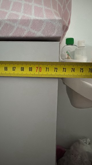 Cómoda bebé con bañera