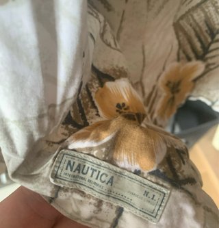 Camisa Hawaiana Nautica XL Estampada Vintage