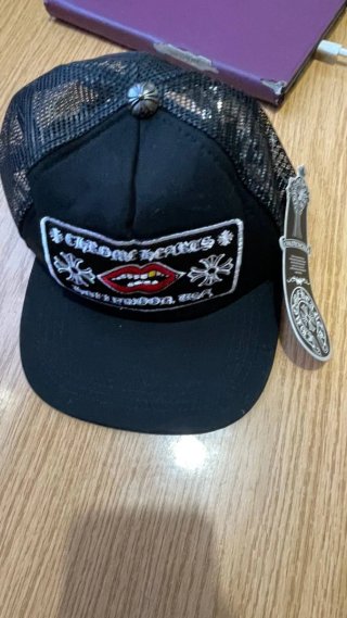 Gorra Chrome Hearts Negra Ajustable Unisex