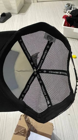Gorra Chrome Hearts Negra Ajustable Unisex