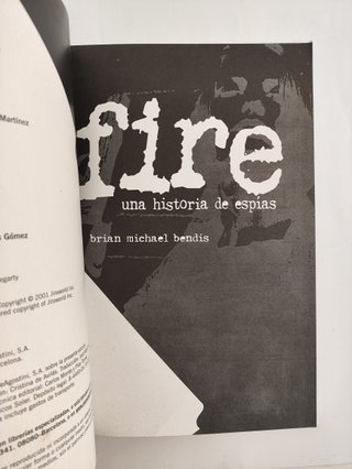 Fire – Una Historia de Espias – Planeta 2005