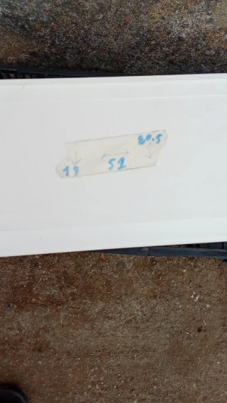 Cajón nevera blanco