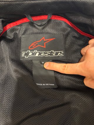 Chaqueta Moto Alpinestars Negra