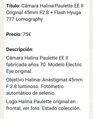 2 Fotocamere Vintage Halina Paulette Nere