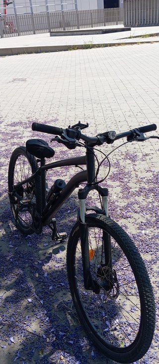 ROCKRIDER ST120 NEGRA RECONSTRUIDA Y CUSTOMIZADA