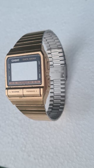 Reloj Casio Data Bank Dorado db-520GA-DF