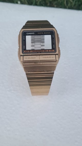 Reloj Casio Data Bank Dorado db-520GA-DF