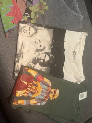 Lote 4 Camisetas Cine / Videojuego