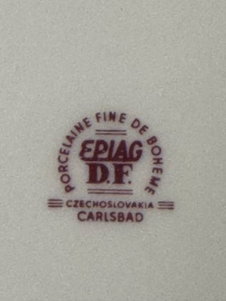 Vajilla porcelana Bohemia Epiag 48 piezas
