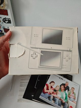 Nintendo DS Lite Como NUEVA! Blanca Completa