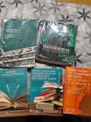 Libros UNED curso acceso +25.