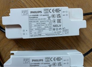 2 Paneles LED Phillips 120x60 80W 8800Lm 6000 K