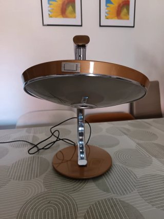 Lámpara Fase 520 Metal Marrón y Plata