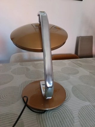 Lámpara Fase 520 Metal Marrón y Plata