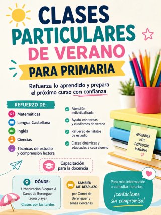 Clases Particulares de Primaria | Canet Playa