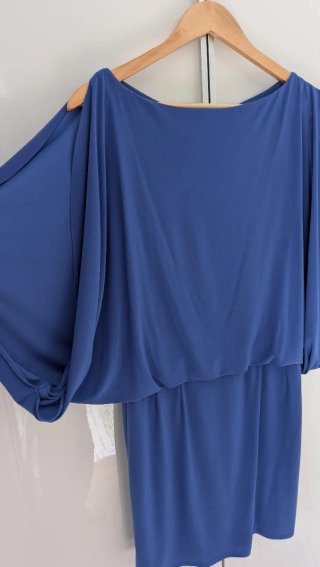 Vestido fiesta azul Jessica Simpson