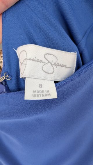 Vestido fiesta azul Jessica Simpson