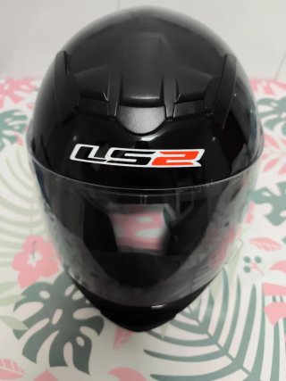 Casco Moto Integral LS2 Negro  Talla XS