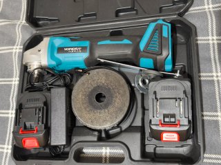 Radial y taladro a batería con maletín