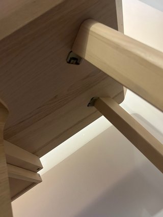 Escritorio y Silla Giratoria madera IKEA LISABO