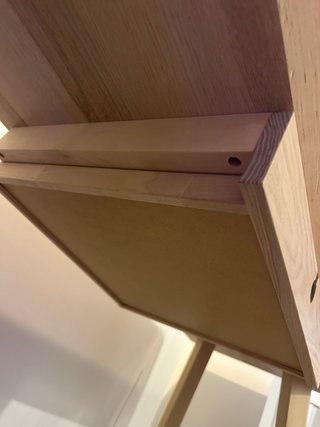 Escritorio y Silla Giratoria madera IKEA LISABO