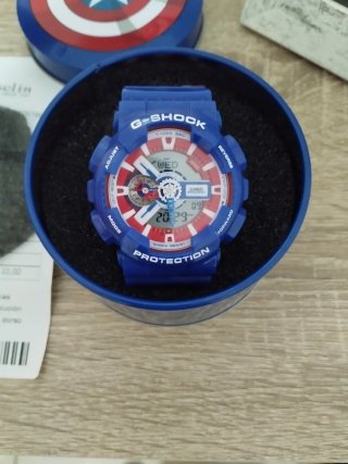 Casio g shock edición limitada capitán América