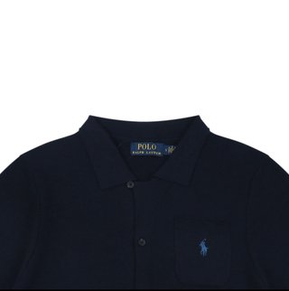 Polo Ralph Lauren Camisa Manga Corta Azul