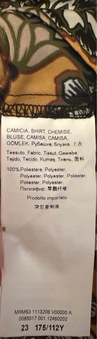 Camicia Intrend fiori tg 23 curvy