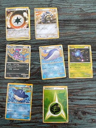 Cartas Pokémon Lairon, Drapion, Wailord, Illumise