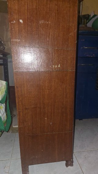 Armario antiguo madera pino y mármol