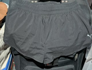 Pantalón corto para correr de Puma negro