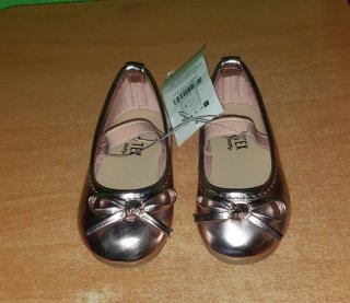 Manoletinas bailarinas doradas Talla 20