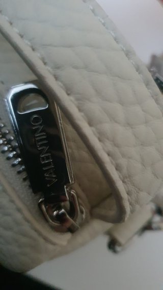 Valentino * Borsa bauletto con tracolla * bianca *