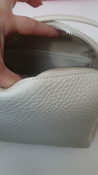 Valentino * Borsa bauletto con tracolla * bianca *