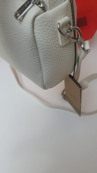 Valentino * Borsa bauletto con tracolla * bianca *