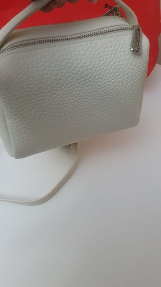 Valentino * Borsa bauletto con tracolla * bianca *