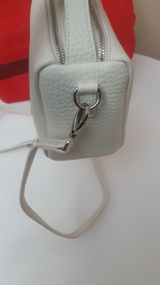 Valentino * Borsa bauletto con tracolla * bianca *