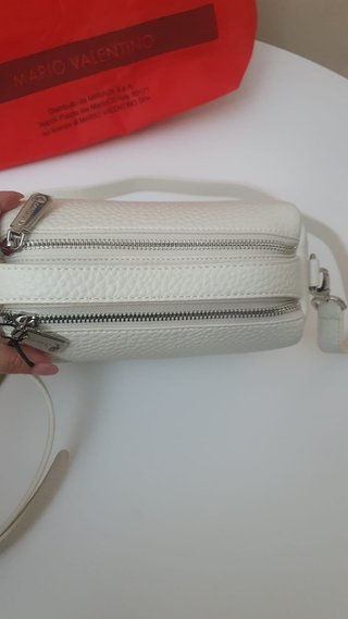 Valentino * Borsa bauletto con tracolla * bianca *
