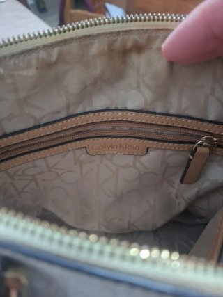 Borsa Calvin Klein Beige e Oro